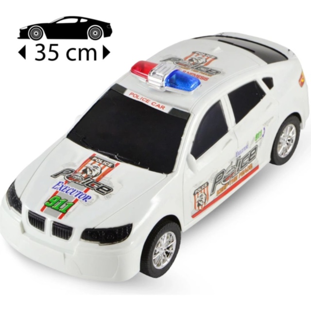Mașină poliție mare copii 35 cm model realist (culoare aleatorie)