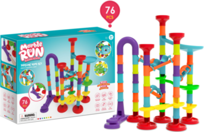 Topogan Labirint cu Bile, set construcție 76 piese | image