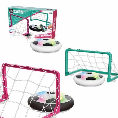 Minge de Fotbal Rotativă cu Jet de Aer, Hover Ball, 2 Porți, muzică și lumini colorate  | image