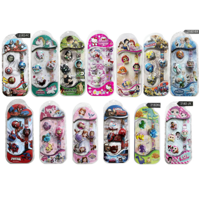 Ceas de Mână Electronic cu 3 Capace Interschimbabile