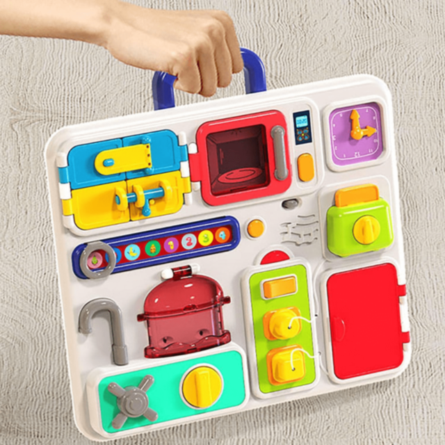 Tablă Interactivă Multifuncțională cu Sunete și Lumini – Stil Bucătărie