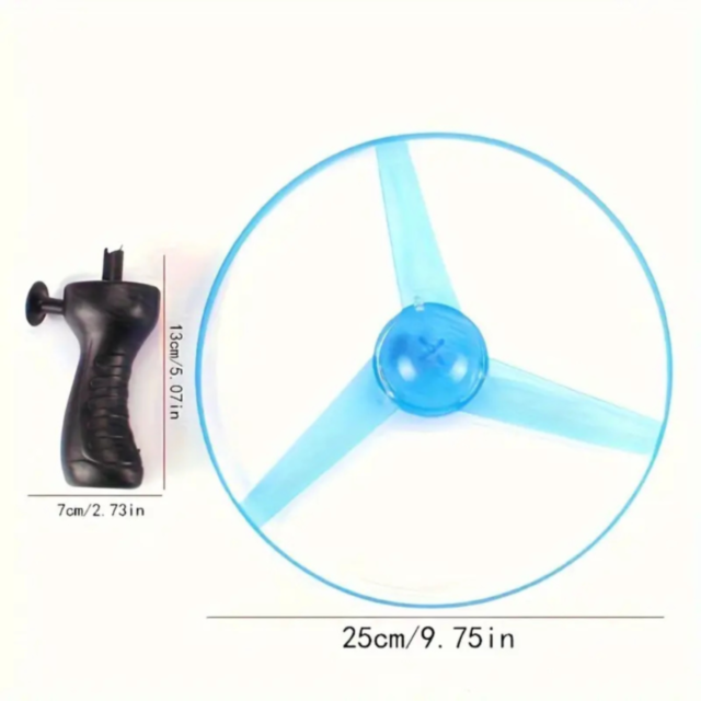 Lansator cu Farfurie Zburătoare Luminoasă (culoare aleatorie)