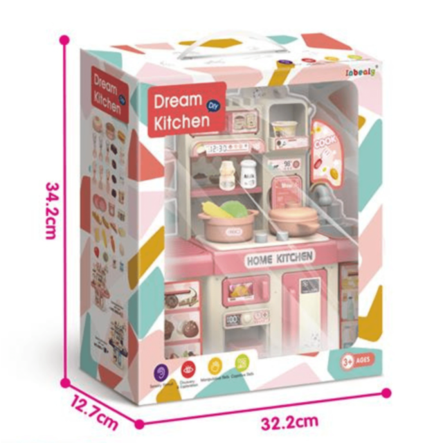Set Bucătărie Home Kitchen cu Lumini și Aburi