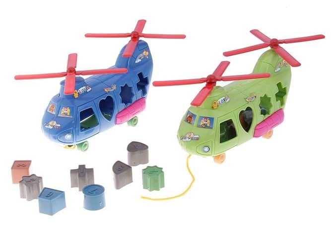 Elicopter cu Stivuitor de Forme Geometrice