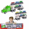 Mega Camion cu Trailer și 12 Mașinuțe, 83cm