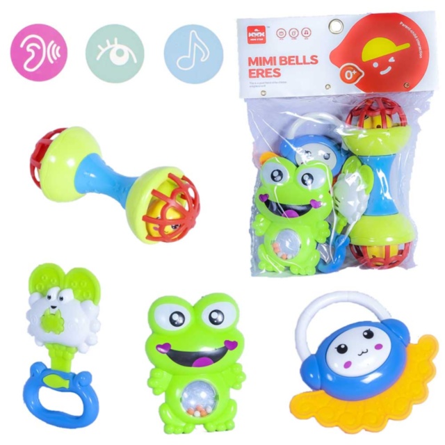 Set 4 Zornăitoare Colorate