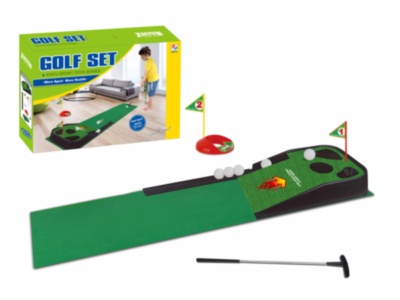 Set Mini Golf, Teren 200cm, 1 Crosă și 5 Mingi | image