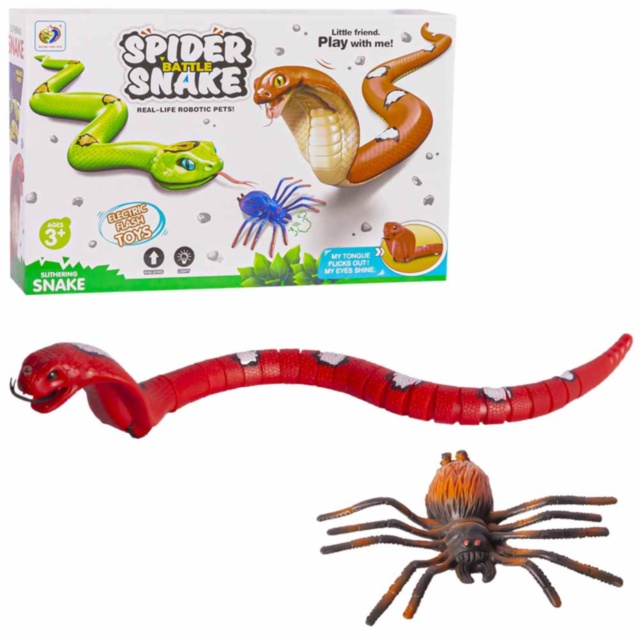 Șarpe Robot Electric cu Încărcare USB și Păianjen