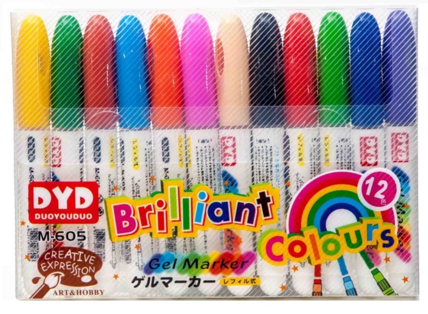 Набор 12 Восковых Карандашей для Рисования