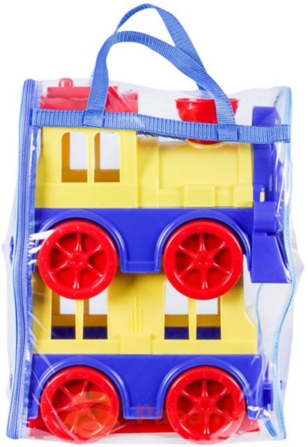 Trenuleț Mare cu Vagon de Pasageri, 42cm