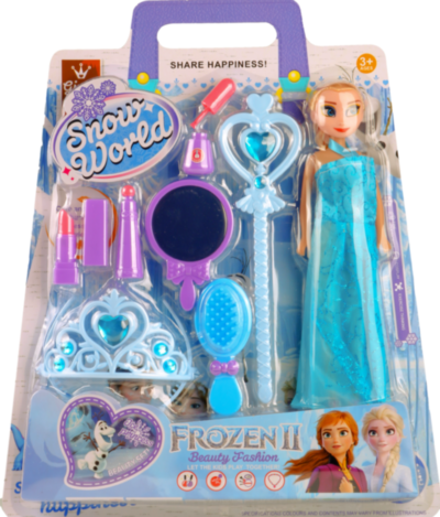 Elsa cu Diademă, Oglindă, Baghetă, Pieptene și Accesorii | image