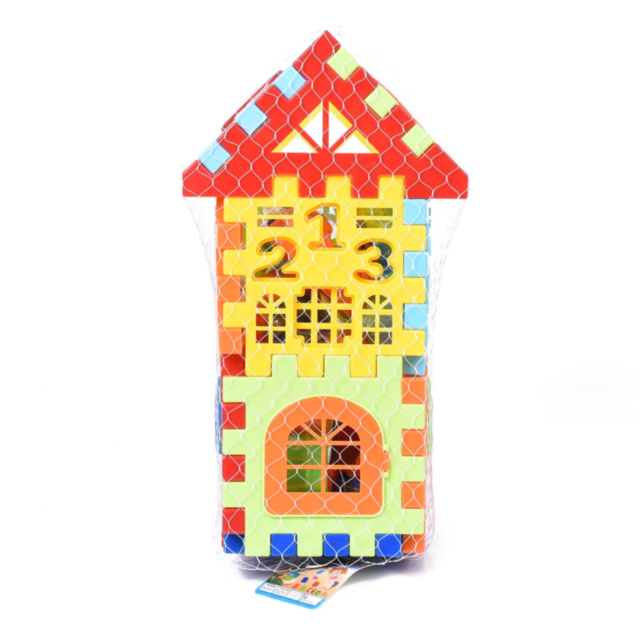 Căsuța cu Stivuitor de Cifre și Forme Geometrice, 45detalii  