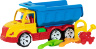 Camion cu 4 Accesorii de Nisip, 54cm
