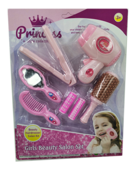 Set Coafor cu Uscător, Oglindă și Accesorii de Aranjat Părul