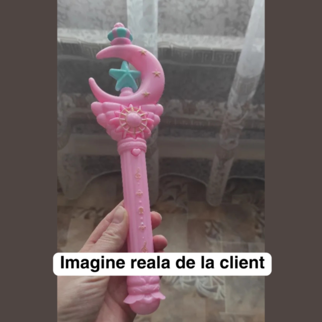 Baghetă Magică cu Sunete și Lumină Dream pentru Fetițe