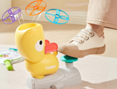 Cățel Lansator cu Discuri Zburătoare și Plase (culoare aleatorie) | image