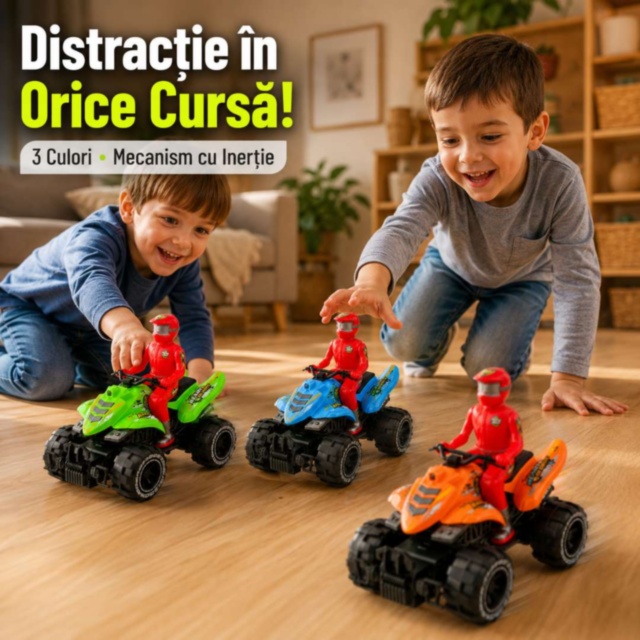 ATV cu Mecanism cu Inerție pentru Copii