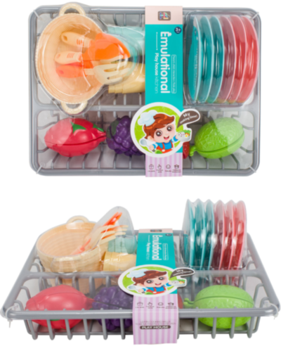 Set de Tacâmuri cu Uscător și Fructe, 21 Obiecte | image