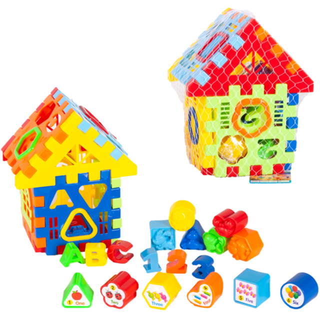 Căsuța cu Stivuitor de Cifre și Forme Geometrice, 27detalii  