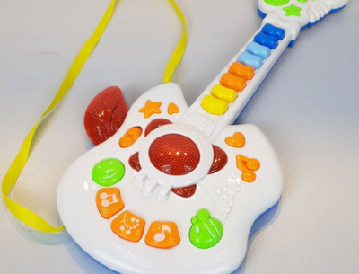 Chitară Rock Muzicală cu Lumini și Sunete pentru Copii | image