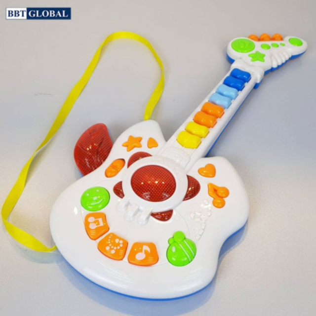 Chitară Rock Muzicală cu Lumini și Sunete pentru Copii