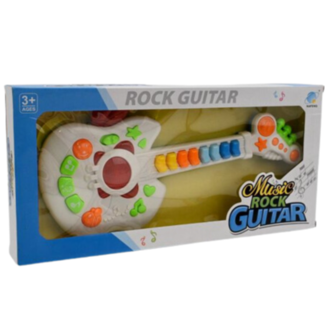 Chitară Rock Muzicală cu Lumini și Sunete pentru Copii