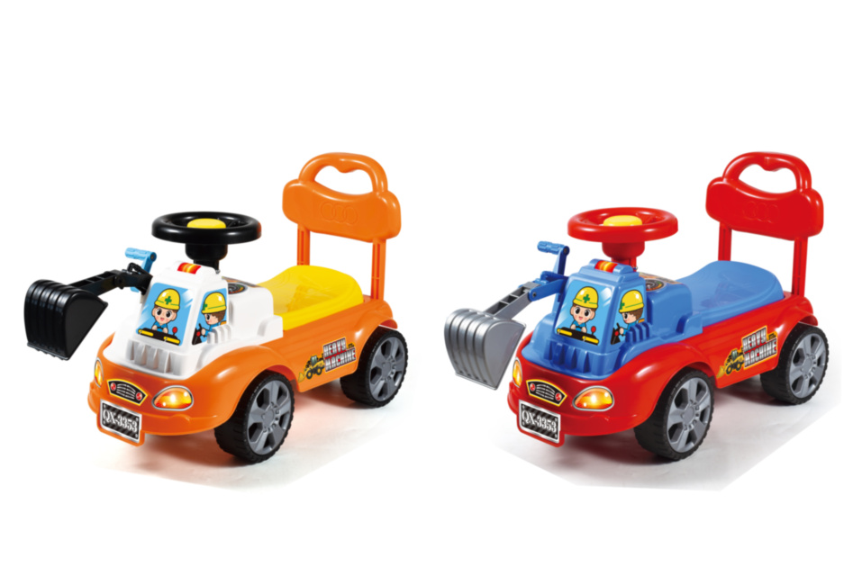 Mașinuță fără Pedale Acționată cu Picioarele