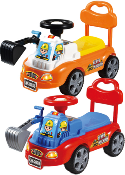 Mașinuță fără Pedale Acționată cu Picioarele | image