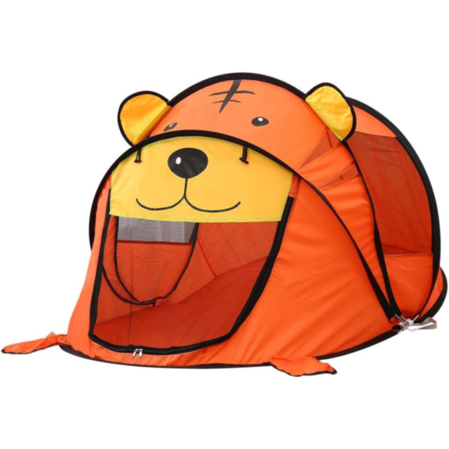 Cort de Joacă pentru Copii, Model Tigru, Portabil, Interior și Exterior