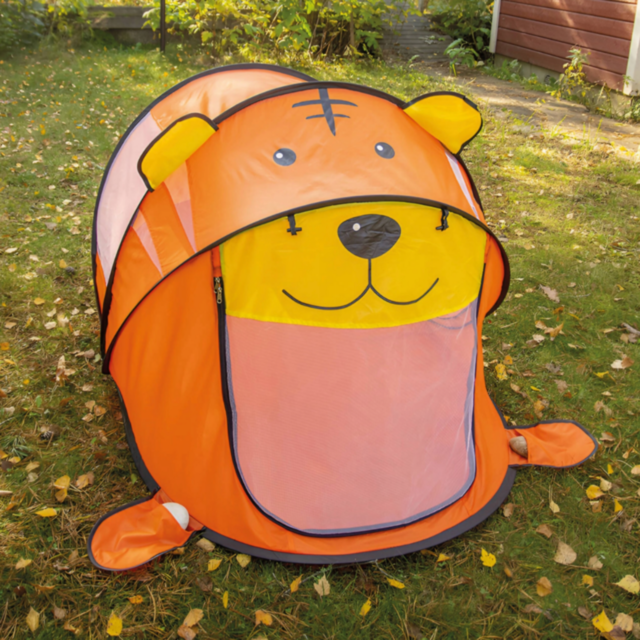 Cort de Joacă pentru Copii, Model Tigru, Portabil, Interior și Exterior