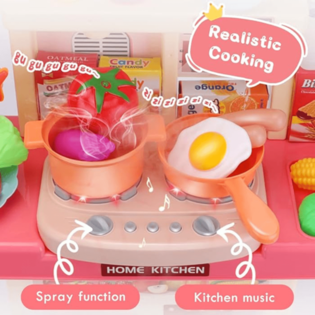 Set de Bucătărie pentru Copii – Joc Imersiv de Gătit 