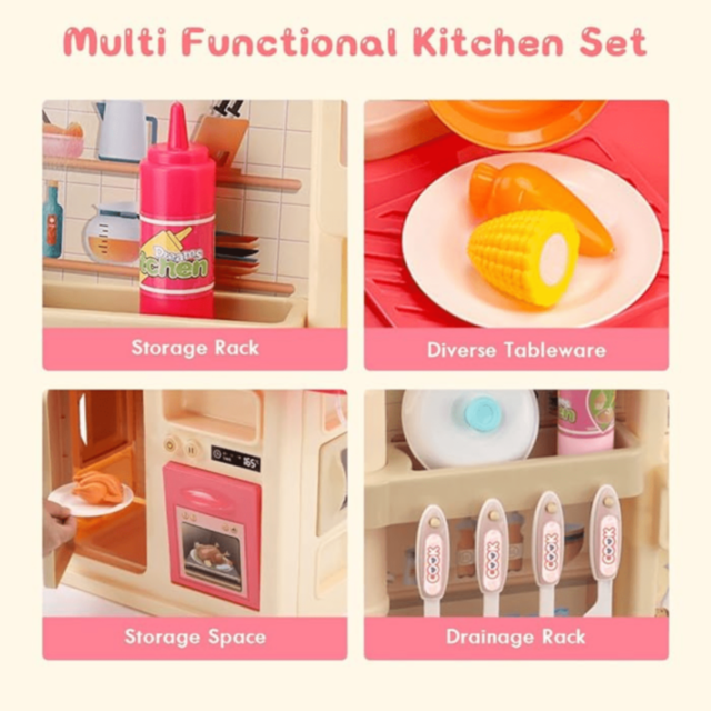 Set de Bucătărie pentru Copii – Joc Imersiv de Gătit 