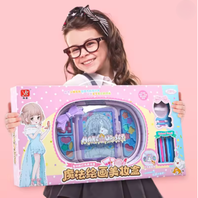 Set Machiaj Creativ cu Desene Anime pentru Copii