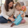 Păpușă mare Lovely Girl cu muzică, de 76 cm