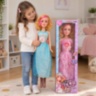 Păpușă mare Lovely Girl cu muzică, de 76 cm