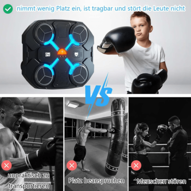 Panou Interactiv de Box cu Lumină și Muzică 
