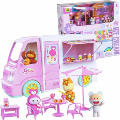 Rulota de Înghețată cu Accesorii, Sunete și Lumini | image