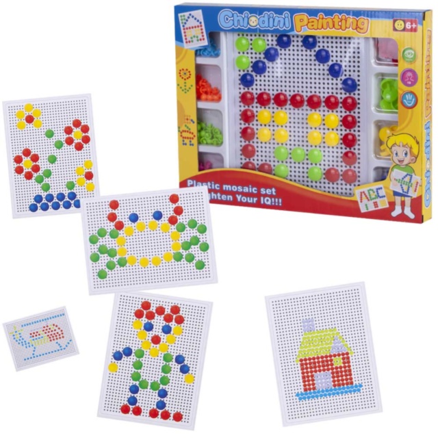 Mozaic cu Pioneze Colorate