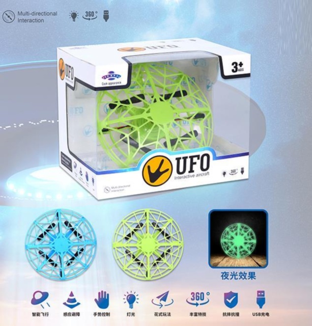 Мини Дрон UFO с Датчиками Приближения и Управление Жестами