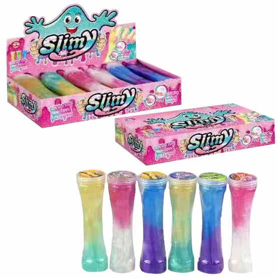 Gelatina Slime Colorată cu Sclipici