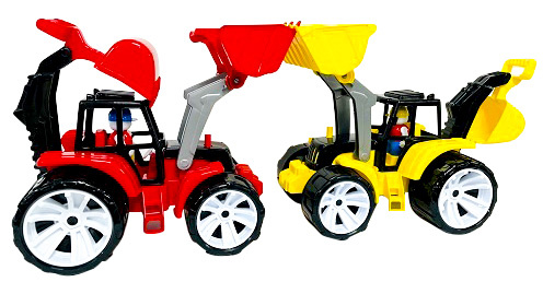 Tractor cu Lopată și Excavator, 37cm 