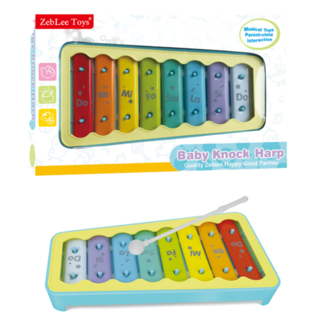 Xilofon Colorat pentru Bebeluși - ZebLee Toys