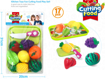 Set 7 Fructe de Feliat cu Cuțit și Tocător | image