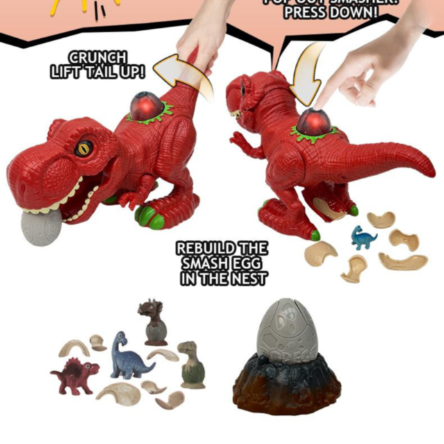 Dinozaur Interactiv cu Oul Magic - T-Rex Distractiv