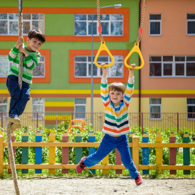 Inele Gimnastice pentru Copii – Distracție și Exerciții în Siguranță (culoare aleatorie)