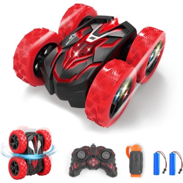 Mașinuță Stunt 360° cu Telecomandă și Ceas (culoare aleatorie)