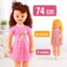 Păpușă mare muzicală 74 cm, model aleatoriu
