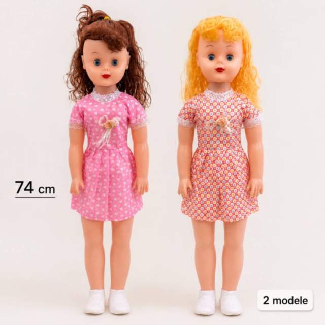 Păpușă mare muzicală 74 cm, model aleatoriu