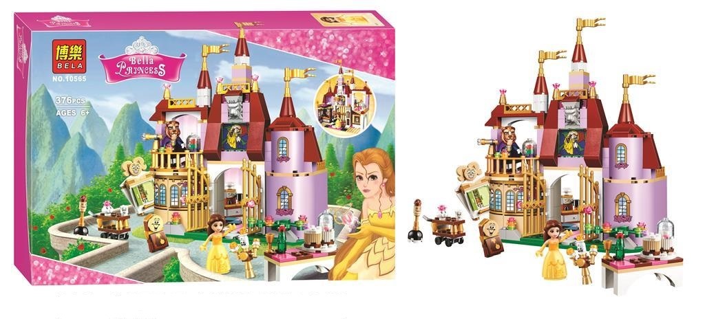 Set de Construcție  Castelul Fermecat al lui Belle  cu 376 piese