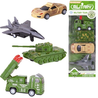 Set 3 Blindate Militare cu Avionul MIG | image